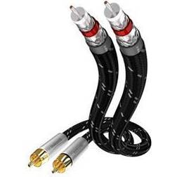Inakustik Cable Stereo RCA <> RCA 0,75m 0.8m